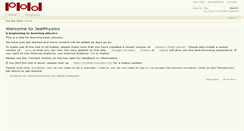 Desktop Screenshot of jeephysics.org